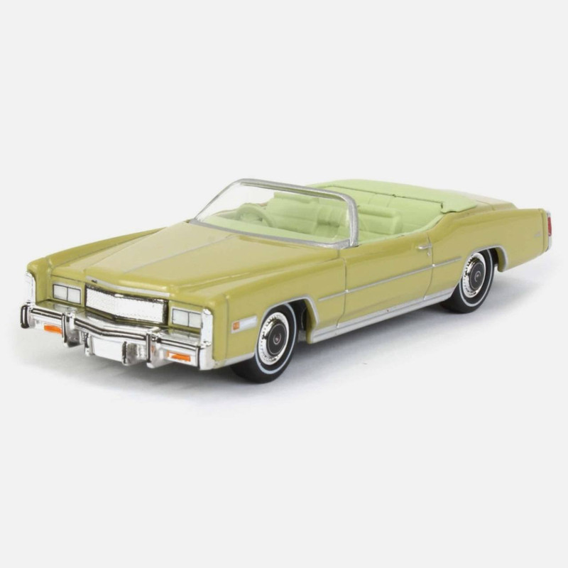 ماکت ماشین فلزی کلکسیونی کلاسیک گرینلایت مدل Cadillac Eldorado Convertible 1975 Showroom Floor با چرخهای لاستیکی و نسخه Limited Edition