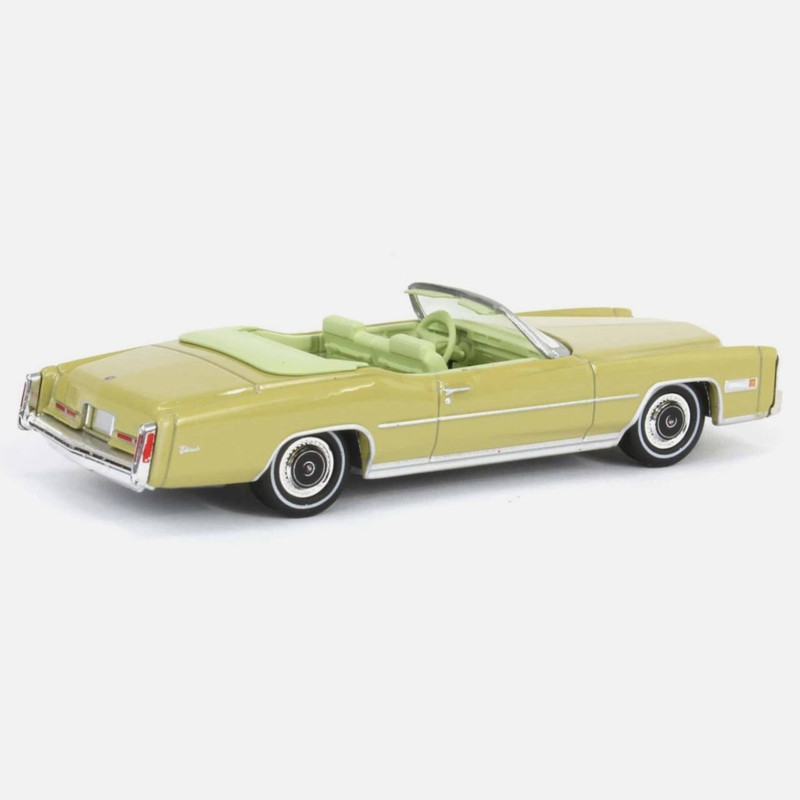ماکت ماشین فلزی کلکسیونی کلاسیک گرینلایت مدل Cadillac Eldorado Convertible 1975 Showroom Floor با چرخهای لاستیکی و نسخه Limited Edition