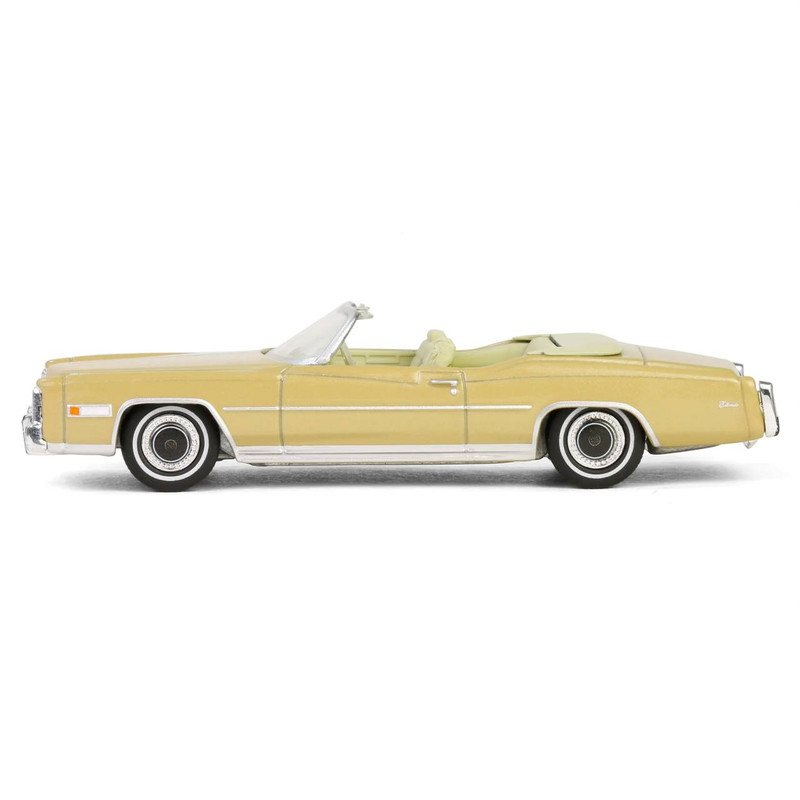 ماکت ماشین فلزی کلکسیونی کلاسیک گرینلایت مدل Cadillac Eldorado Convertible 1975 Showroom Floor با چرخهای لاستیکی و نسخه Limited Edition