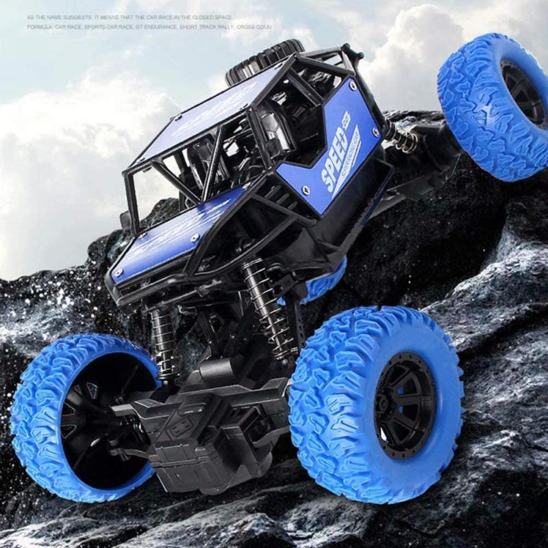 ماشین بازی کنترلی آفرود مدل DIE CAST با ریموت کنترل بیسیم، 4 کمکفنر و حرکت چهارجهته