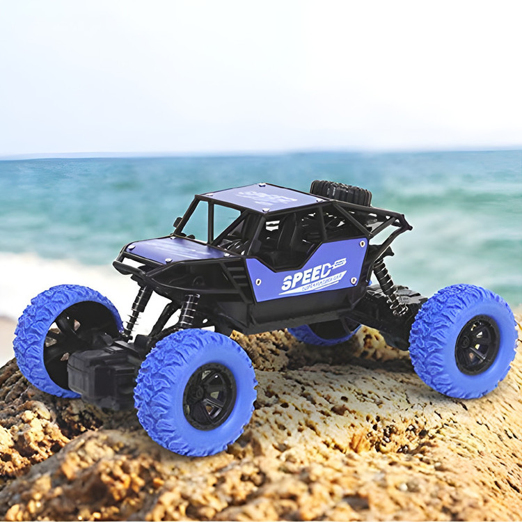 ماشین بازی کنترلی آفرود مدل DIE CAST با ریموت کنترل بیسیم، 4 کمکفنر و حرکت چهارجهته