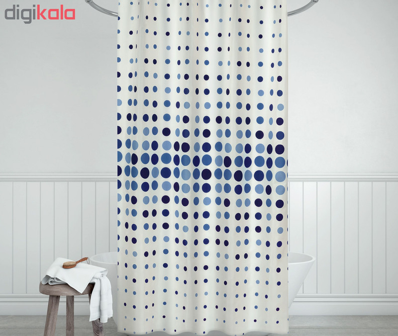پرده حمام دلفین کد Ev-4961 v1 سایز 200×180 سانتی متر