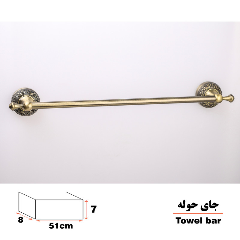 آویز حوله دلفین مدل 52 AB L
