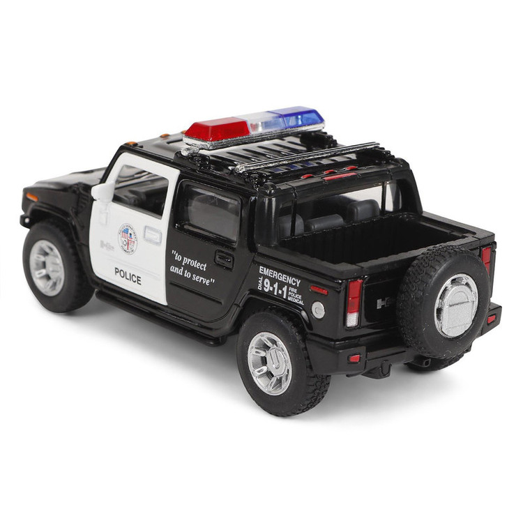 ماشین بازی کینزمارت مدل هامر پلیس 2005 Hummer H2 SUT (Police) کد KT5097P