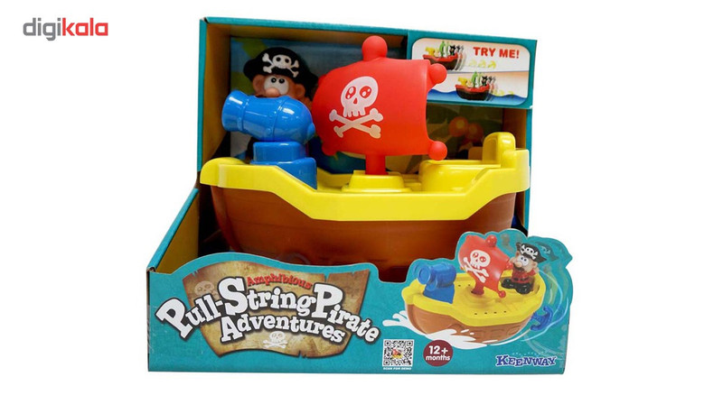 قایق اسباب بازی کین وی مدل Pull String Pirate 12275