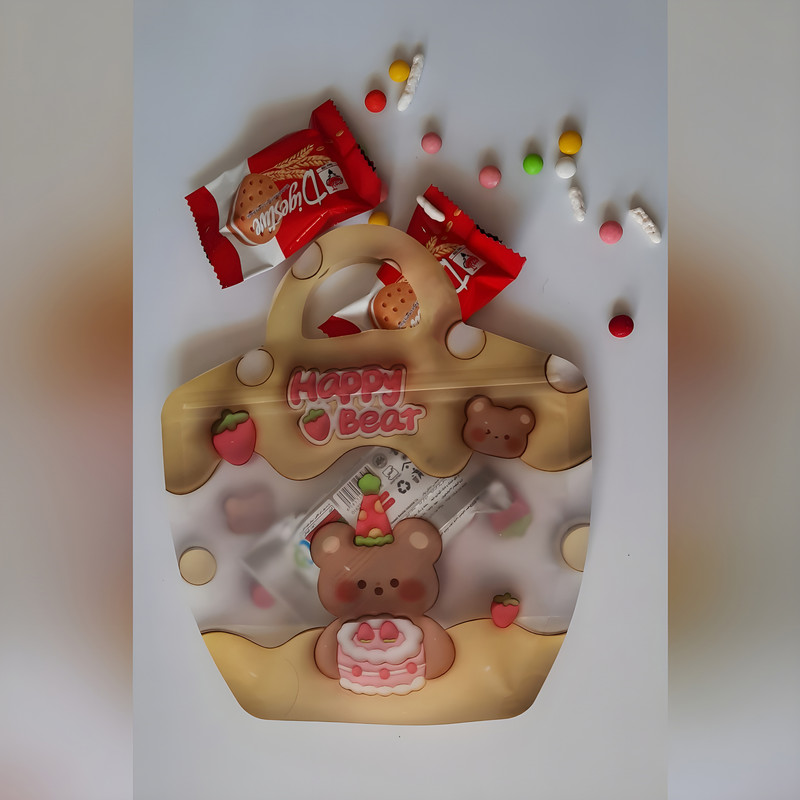 پاکت هدیه مدل فانتزی طرح Happy Bear