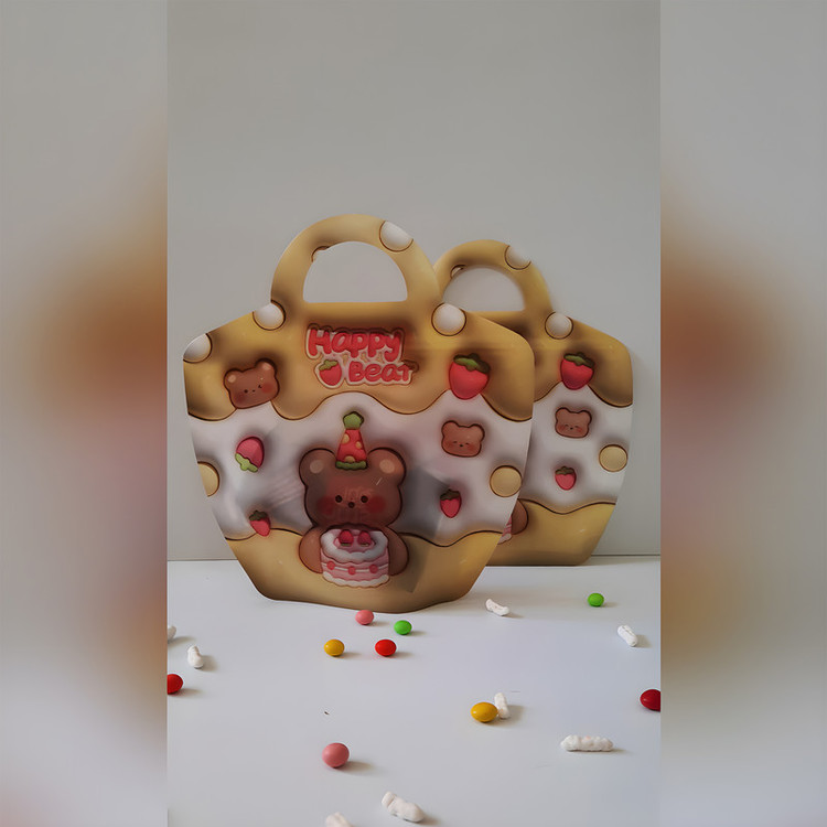 پاکت هدیه مدل فانتزی طرح Happy Bear