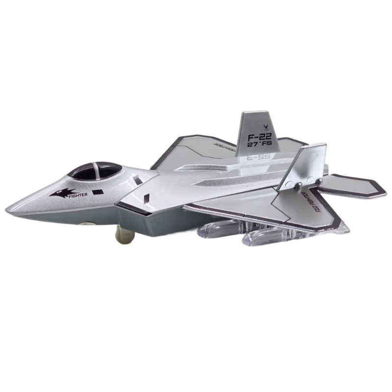 ماکت هواپیما ناب سل مدل جت جنگنده موزیکال چراغدار F-22FIGHTER 27-FS کدNAAB001