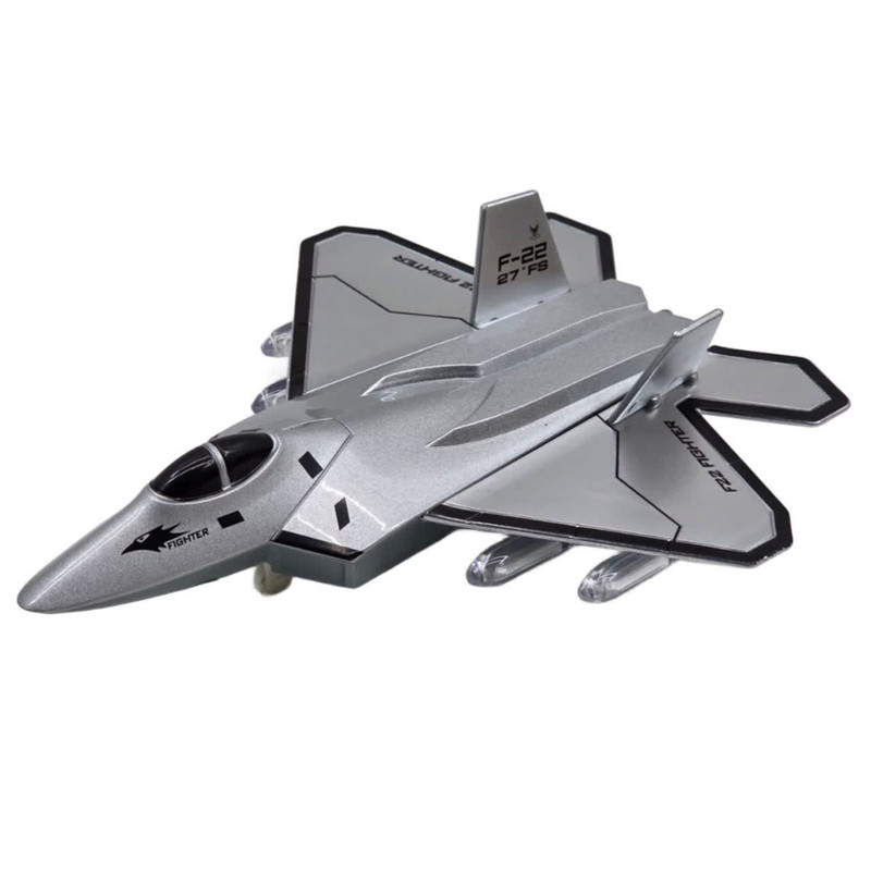 ماکت هواپیما ناب سل مدل جت جنگنده موزیکال چراغدار F-22FIGHTER 27-FS کدNAAB001