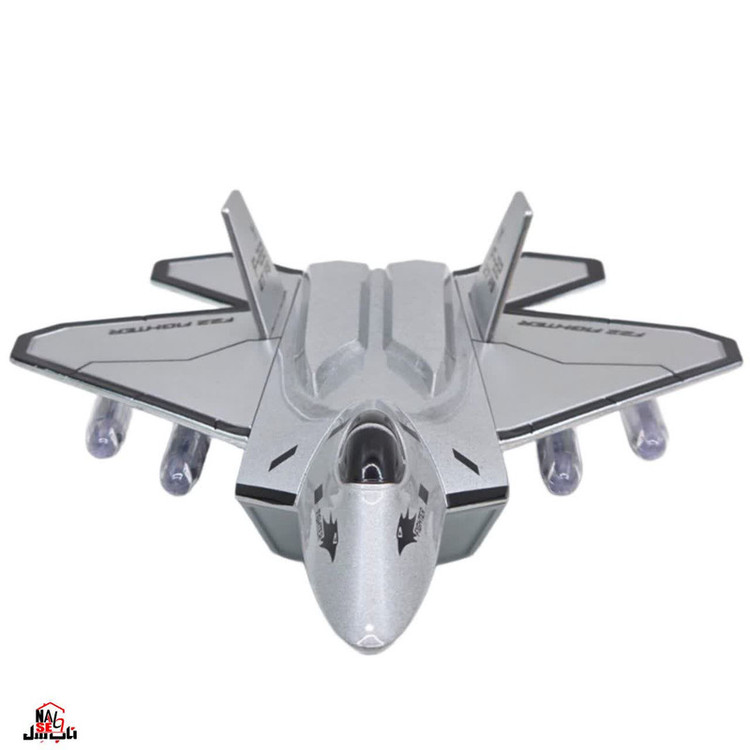 ماکت هواپیما ناب سل مدل جت جنگنده موزیکال چراغدار F-22FIGHTER 27-FS کدNAAB001