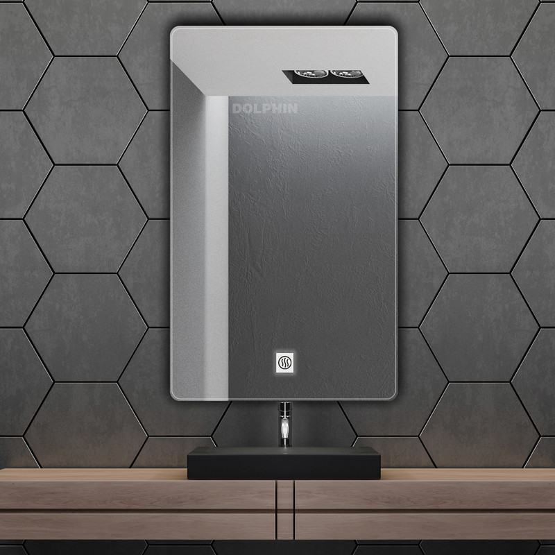 آینه سرویس بهداشتی دلفین مدل ضدبخار HT-60x50-R