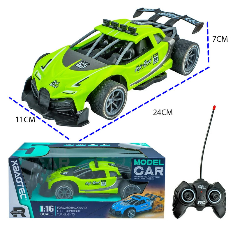 ماشین کنترلی مسابقهای شارژی مدل FASTCAR با باتری 3.7 LI-ION و شارژ USB، مناسب فرش، خاک و آسفالت