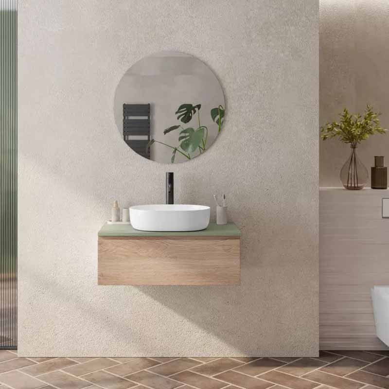 آینه سرویس بهداشتی الف طرح گرد کد S-85
