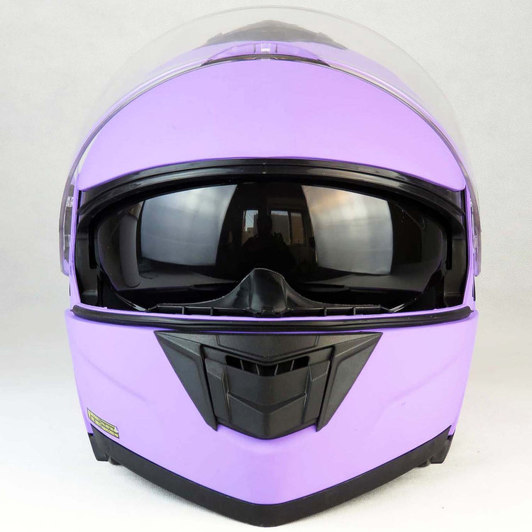 کلاه کاسکت فک متحرک لائوس مدل Matt Orchid کد 2176