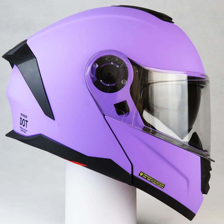 کلاه کاسکت فک متحرک لائوس مدل Matt Orchid کد 2176