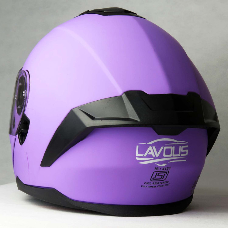 کلاه کاسکت فک متحرک لائوس مدل Matt Orchid کد 2176