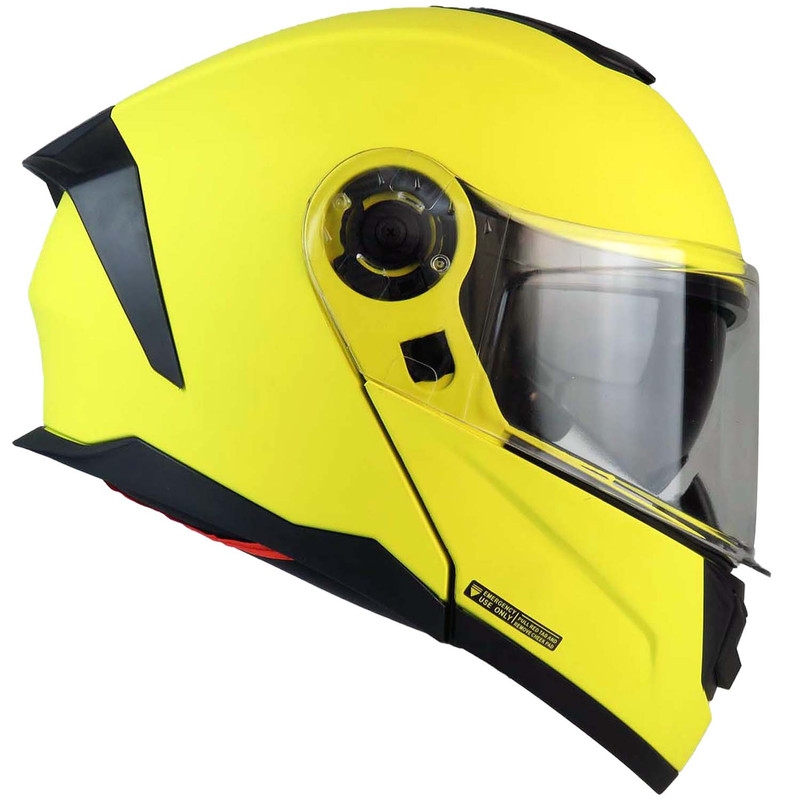کلاه کاسکت فک متحرک رادین مدل Matt Yellow کد 2176