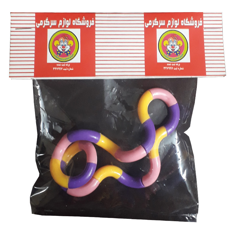 فیجت ضد استرس دنیای سرگرمی های کمیاب مدل تنگل منعطف طرح مارپیچ کد DSK-A216