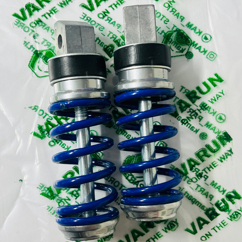 جاپایی عقب موتور سیکلت وارون مدل فنری کد A-110-BLU بسته 2 عددی