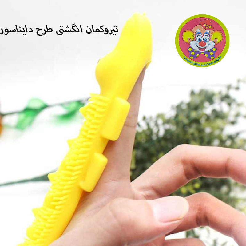 فیجت ضد استرس دنیای سرگرمی های کمیاب طرح دایناسور سیلیکونی کد 3