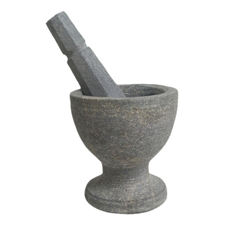 هاون مدل سنگی پایه دار Medium کد 04
