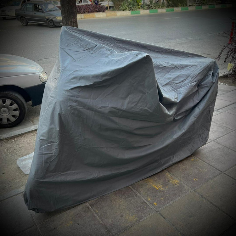 چادر موتور سیکلت ساکا مدل ضدآب مناسب برای TVS Boxer 150cc