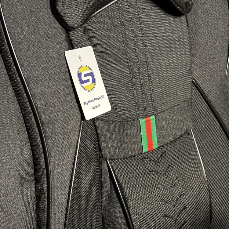 ست کامل روکش صندلی خودرو سپاهان روکش مدل GUCCI-249 مناسب برای دناپلاس