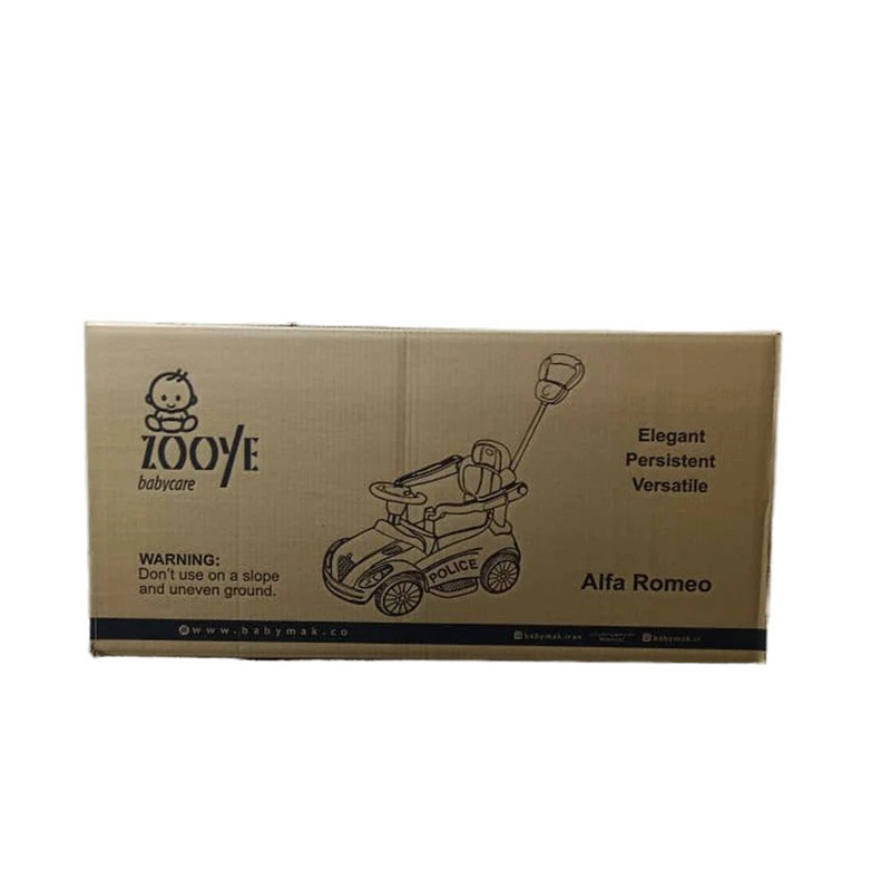 ماشین چهارچرخ کودک زویه مدل پلیس کد ZV-10