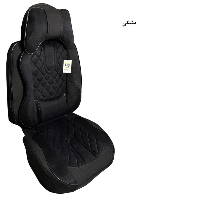 ست کامل روکش صندلی خودرو سپاهان روکش مدل Aoudi-6000 مناسب برای پراید صبا