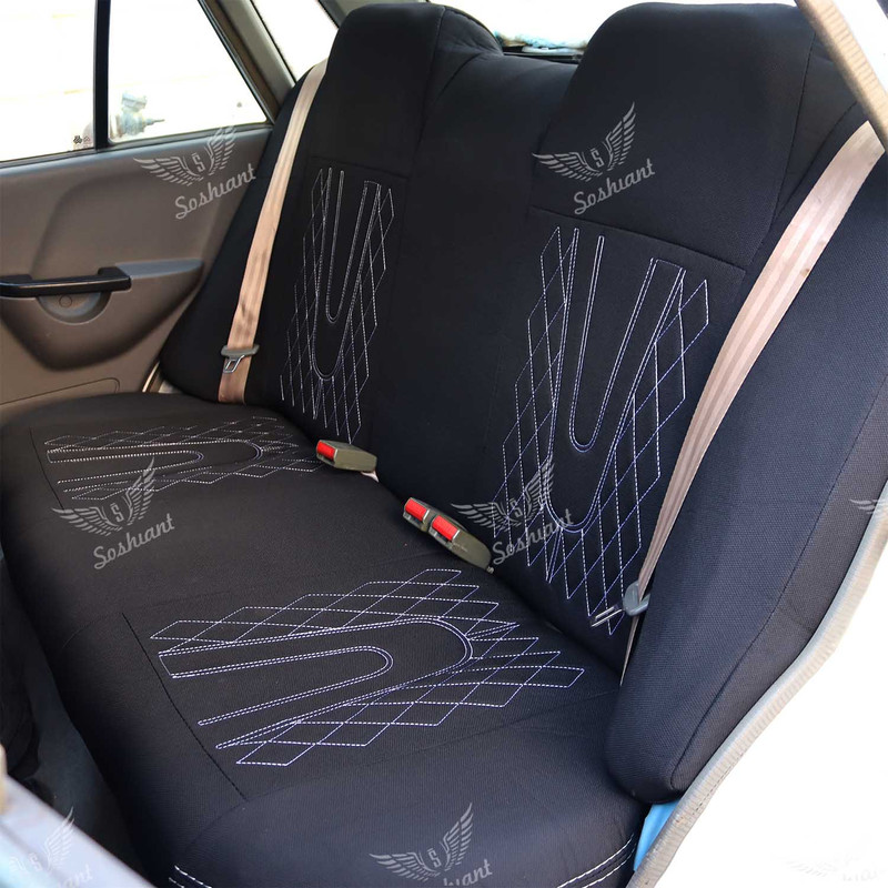 ست کامل روکش صندلی خودرو سوشیانت مدل AUDI مناسب برای پراید صبا