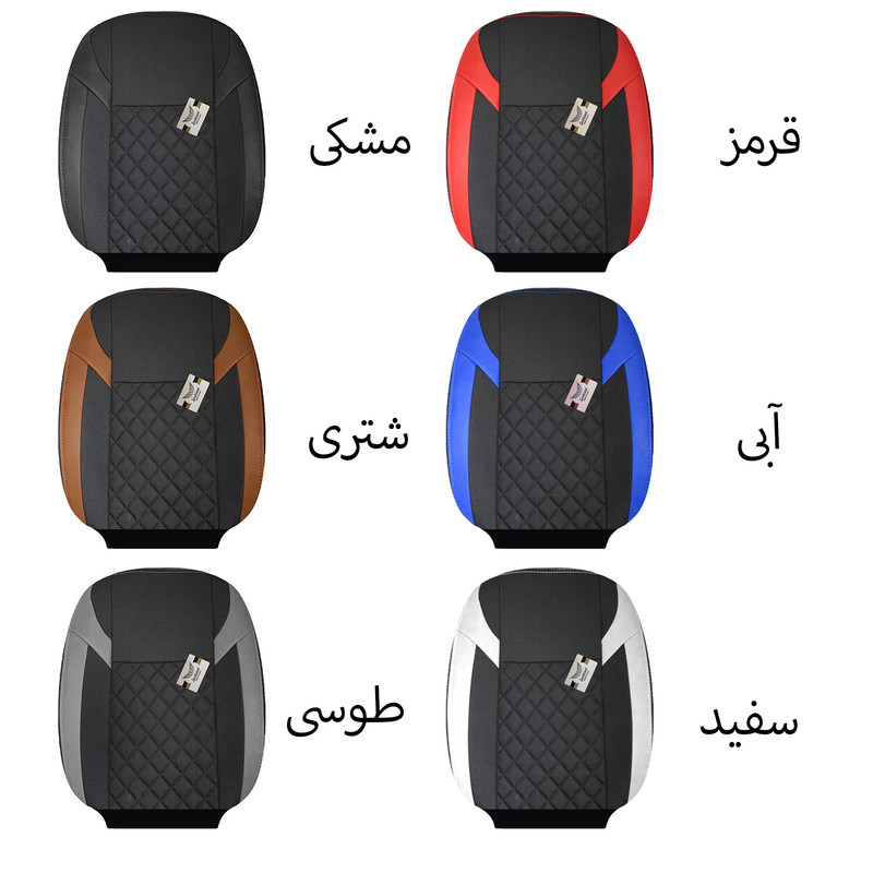 روکش صندلی خودرو سوشیانت مدل گندم مناسب برای پراید صبا به همراه پشت گردنی