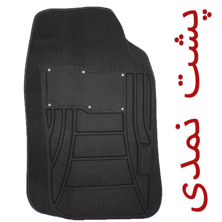 کفپوش سه بعدی خودرو ماهوت مدل دور دوز مناسب برای رانا LX