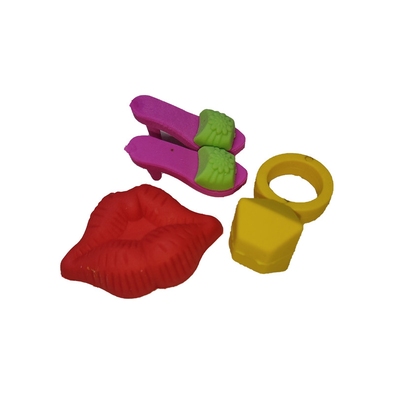 پاک کن طرح دار مدل RING مجموعه 3 عددی