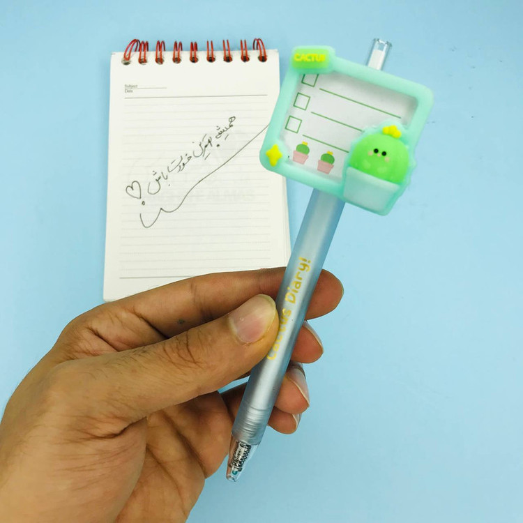 خودکار مدل تخته دار طرح کاکتوس کد HT-03