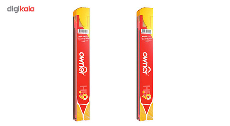 نوک مداد نوکی 0.9 میلیمتری اونر بلند مدل High Polymer بسته 2 عددی