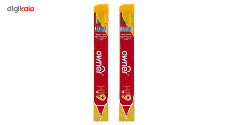 نوک مداد نوکی 0.9 میلیمتری اونر بلند مدل High Polymer بسته 2 عددی