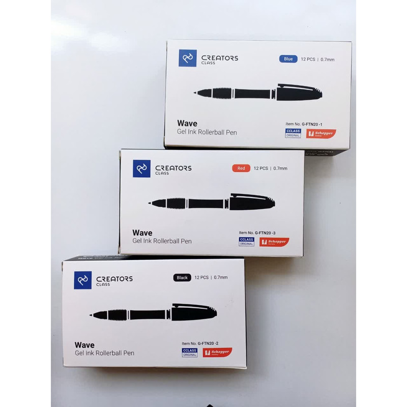 ست خودکار و روان نویس سی.کلاس مدل Wave G-FTN20 کد 0.7 بسته 3 عددی