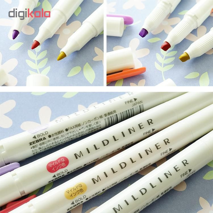 ماژیک علامت گذار زبرا مدل Mildliner