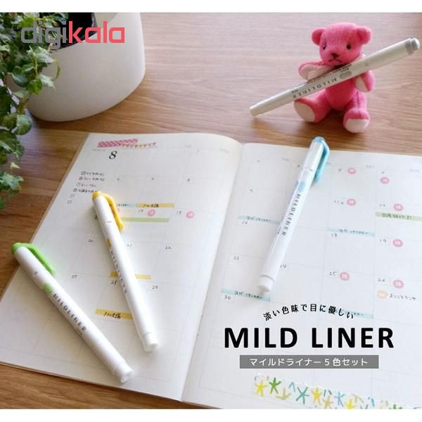 ماژیک علامت گذار زبرا مدل Mildliner