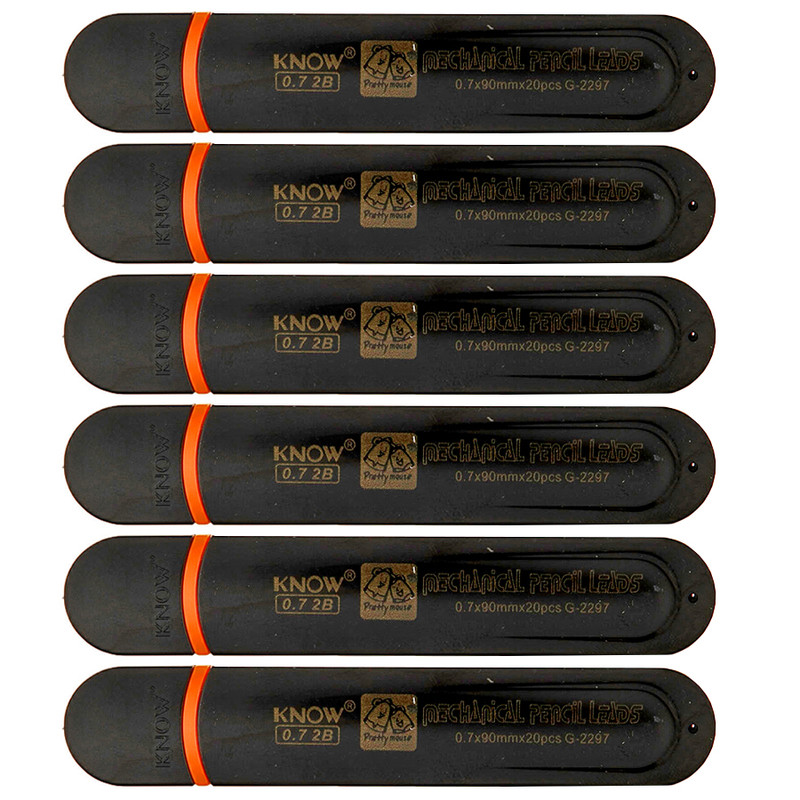 نوک مداد نوکی 0.7 میلی متری نو مدل G-2297 کد 6 بسته 6 عددی