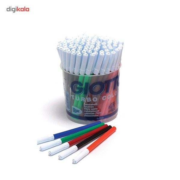 ماژیک رنگ آمیزی 6 رنگ جیوتو مدل Turbo Color